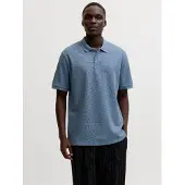 Jack & Jones "JJEAUSTIN POLO SS NOOS" Materialmix, regular fit