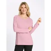 Sieh an! Langarm-Shirt in rosé | Gr.: 42