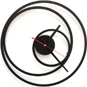 Decorizzly TIKTAK Boll Wanduhr 400mm Durchmesser, geräuschloses Quarz-Uhrwerk, 3D-Effekt