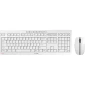 Cherry Stream Desktop Recharge, Volle Größe (100%), Kabellos, RF Wireless, QWERTY, Grau, Maus enthalten
