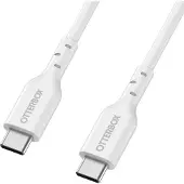 Otterbox 2 m USB-C Datentransferkabel für Smartphone, Tablet - Zweiter Anschluss: 1 x USB 2.0 Type C - Male - 480 Mbit/s - Weiß