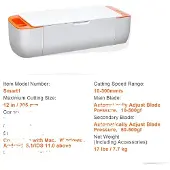 OEM Vinylschneider, Drahtlose Konnektivität, Präzise Schneidkontrolle, Orange Weiß