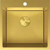 Mexen Solix Edelstahl-Spüle 1-becken 500 x 500 mm, golden HC - 6407501000-55HC