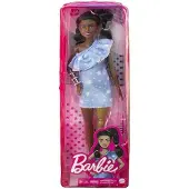 Mattel Barbie Fashionistas Puppe schwarzhaarig mit Beinprothese