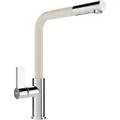 Mexen Flora Küchenarmatur, Chrom/Beige - 670401-09