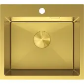 Mexen Solix Edelstahlspüle 1-beckig 500 x 450 mm, gold - 6402501000-55