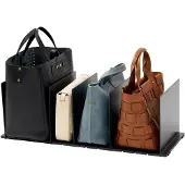 Yamazaki Taschen-Organizer 2er Set á 31x21x24cm Smart Abtrennung Fächer schwarz