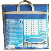 Ubbink Luftpolsterfolie für Holzpools - - Rechteckig 350x650 - Blau - 400 Mikron