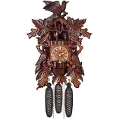 Engstler - 634/8 MT - Kuckucksuhr - 8-Tage-Kettenzugwerk - Nussbaum