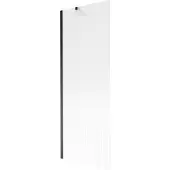 Mexen Next Badewannenabtrennung 1-teilig 70 x 150 cm, Streifen, schwarz - 895-070-000-00-09-70