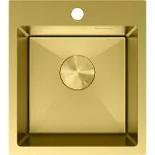 Mexen Solix Edelstahlspüle 1-Becken 400 x 450 mm, gold - 6401401000-55