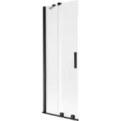 Mexen Velar 2-flügelige Schiebeduschwand 70 x 150 cm, satiniert, schwarz - 896-070-000-31-70