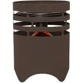 Star Trading LED-Solarleuchte Marron 25 cm Metall braun