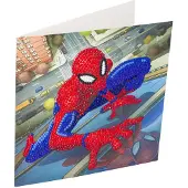 Craft Buddy Crystal Art Card Spiderman 18x18cm
