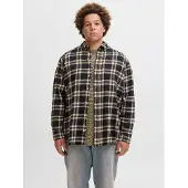 Jack & Jones Classic Flannel Check Plus Size Langarmhemd