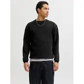 Jack & Jones "JJEBRADLEY mit Rippbündchen für Alltag und Freizeit", Materialmix, relaxed fit
