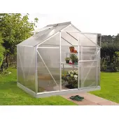 Pergart Vitavia, Aktionsangebot (inkl. 100 Euro Zubehör): Gewächshaus "Eos 3100", aluminium, 3,1 m², 4 mm HKP