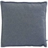 Jan Kurtz Möbel Kissen Boxkissen Streifen weiß/hellblau, Designer , 50x5x50 cm