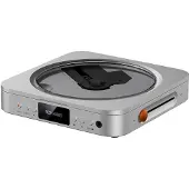 Fosi Audio Merak Silver – HiFi CD-Player mit DAC und Kopfhörerverstärker