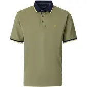 Casamoda Polo Piqu&eacute; Contrast Gr&uuml;n