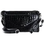 Golden Head Leder Handgelenktasche Umhängetasche Cayenne RFID Protect Mini-Tasche 8216 Schwarz