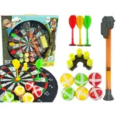 Leantoys Dartscheibe Darts Klett Darts 36 cm