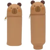 OEM Kawaii 2in1 Etui für Schule, Silikon, Cartoon Tiere, Stiftbox