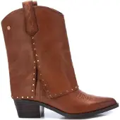 Carmela für Damen. 16196103-CAMEL Lederstiefeletten 161961 Braun (37), 3 bis 5 cm, Keine, Lässig