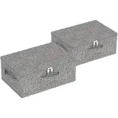 OEM Faltbare Lagerungsbox 38x26x15cm Grau 2tlg