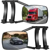 OEM 2-delige set autotrekspiegels, groothoekzicht, voor caravans, sleepwagens, terreinwagens