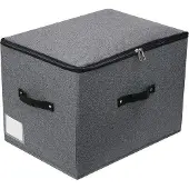 OEM Schwarze Aufbewahrungsbox 43x30x30cm Stoff Organizer