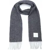 Profuomo Schal Lammwolle Navy Blau