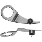 Fein Schneidmesser geschwungene Form, Schneidenlänge 39 mm, Gesamtlänge 85 mm