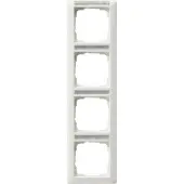Gira 111403 Rahmen 4f BSF reinweiß Standard 55 senkrecht