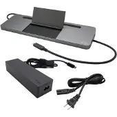 ITEC i-tec Metal SB-C Ergonomic 4K 3x Display Docking Station with Power Delivery 85 W + Universal Charger 100 W, Kabelgebunden, USB 3.2 Gen 1 (3.1 Gen 1) Type-C, 85 W, 3,5 mm, 10,100,1000 Mbit/s, Grau