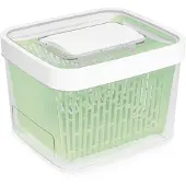 Oxo GreenSaverTM Frischhaltebox, Ideale Aufbewahrungsbox für frisches Obst und Gemüse, 1 Stück - 4 Liter