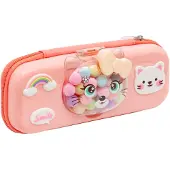 Astra Schaumstoff-Federmäppchen Eva 3D Kitty Pink