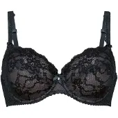 Anita Bügel-BH "Bügel BH Bobette", Damen, Gr. 85, Cup D, schwarz, Spitze, Obermaterial: 76% Polyamid PA. 13% Polyester PES. 11% Elasthan EL., BHs Bügel-BH
