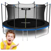 Neo-Sport Gartentrampolin 15ft/465cm mit Innennetz und Leiter