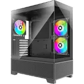 Xilence Xilent Beam ATX PC-Gehäuse schwarz, X218.ARGB Gaming ATX PC Case