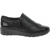 Jana Damen Slipper 8-24660-29 schwarz Schlange 37