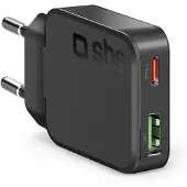 SBS 30W USB-C Power Delivery und USB-A Fast Charge Slim-Wandladegerät