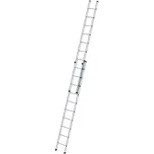 Munk Aluminium-Schiebeleiter 2-teilig ohne Traverse 2x10 Sprossen