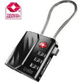 SBS TSA-Zugelassenes Schloss Mit Integriertem Tracker Für Koffer Und Taschen, Kompatibel Mit Apple Find My