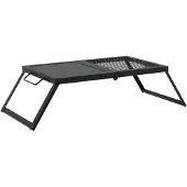 vidaXL Faltbarer Campinggrill 68 x 30 x 17 cm Legierter Stahl Schwarz