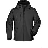 James & nicholson Wintersoftshelljacke Herren JN1000 Gr. S schwarz