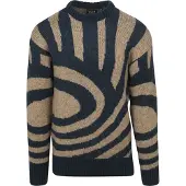 Scotch & soda Sweater Waves Navy - adult