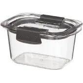 Sistema 55105, Box, Rechteckig, 0,38 l, Schwarz, Transparent, seeland, 90 mm