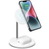 SBS Vertikale Kabellose 2-In-1-Ladestation Für Iphone, Android-Handys, Airpods, TWS-Ohrhörer