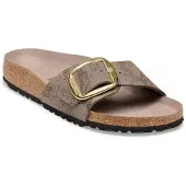 Birkenstock Pantoletten mit verstellbarem Riemen und anatomischem Fußbett